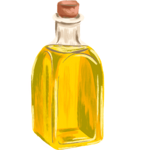 Graphic of a bottle of oil